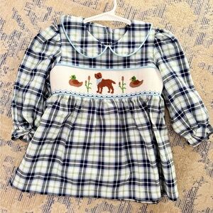 Stitchy Fish smocked top